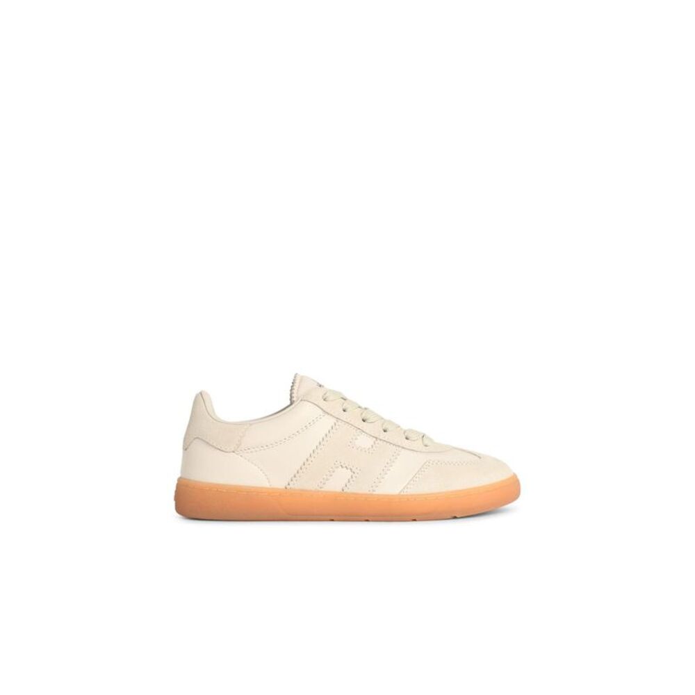 Hogan 'Cool' Ivory Nappa Leather Sneakers Women